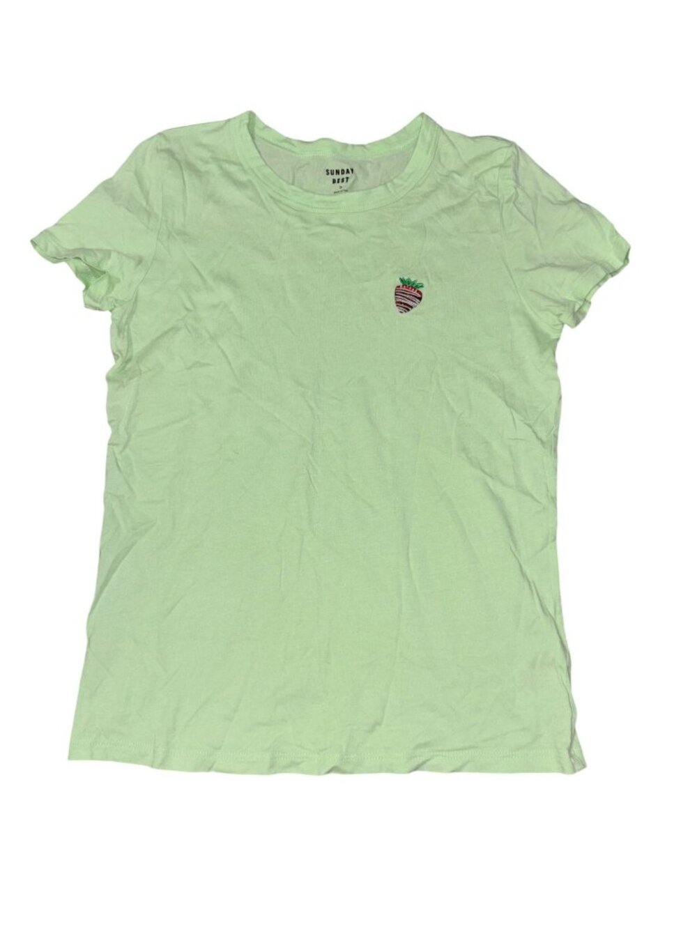 Sunday Best Small Green Tee Chocolate Strawberry
